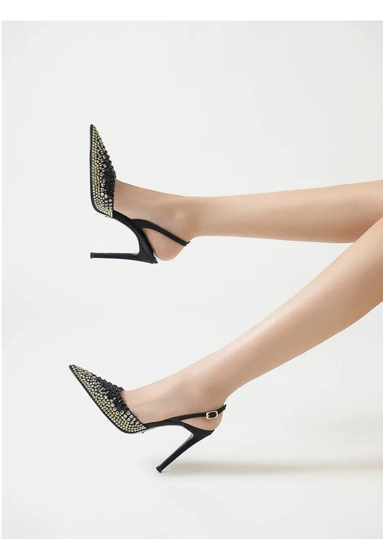 Luxury Rhinestones gradient slingback high heels by ๐๐ ๐๐๐ ๐น๐๐๐๐ ๐ป๐๐๐๐ ๏ฟฝ