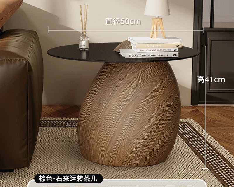Wabi Sabi Style Imitation Stone Statue Luxury Coffee Table Retro Art Living Room Furniture Side Table Large Floor Decoration - ๐๐ฎ ๐๐๐ ๐น๐๐๐๐ ๐ป๐๐๐๐ ๐๐