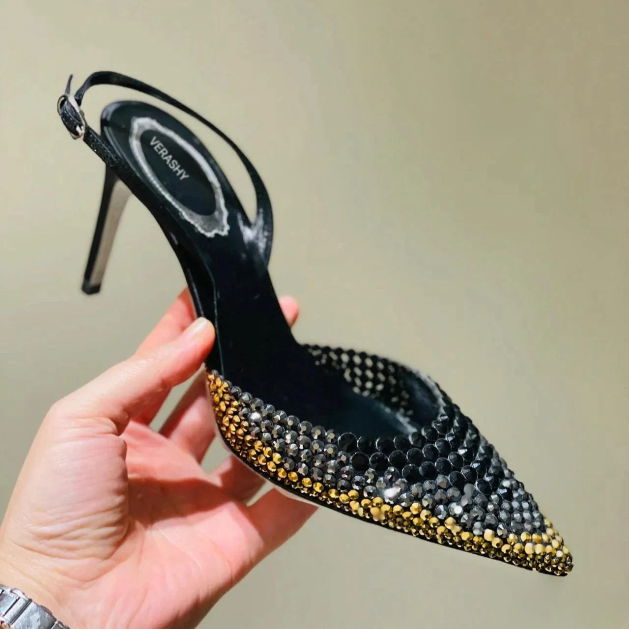 Luxury Rhinestones gradient slingback heels by ๐๐ ๐๐๐ ๐น๐๐๐๐ ๐ป๐๐๐๐ ๐