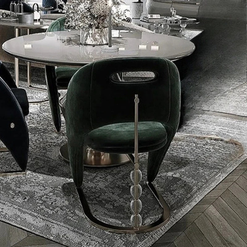 Modern soft dining chair by 𝕄𝕔 𝕋𝕙𝕖 𝔹𝕝𝕒𝕔𝕜 𝔻𝕚𝕒𝕞𝕠𝕟𝕕
