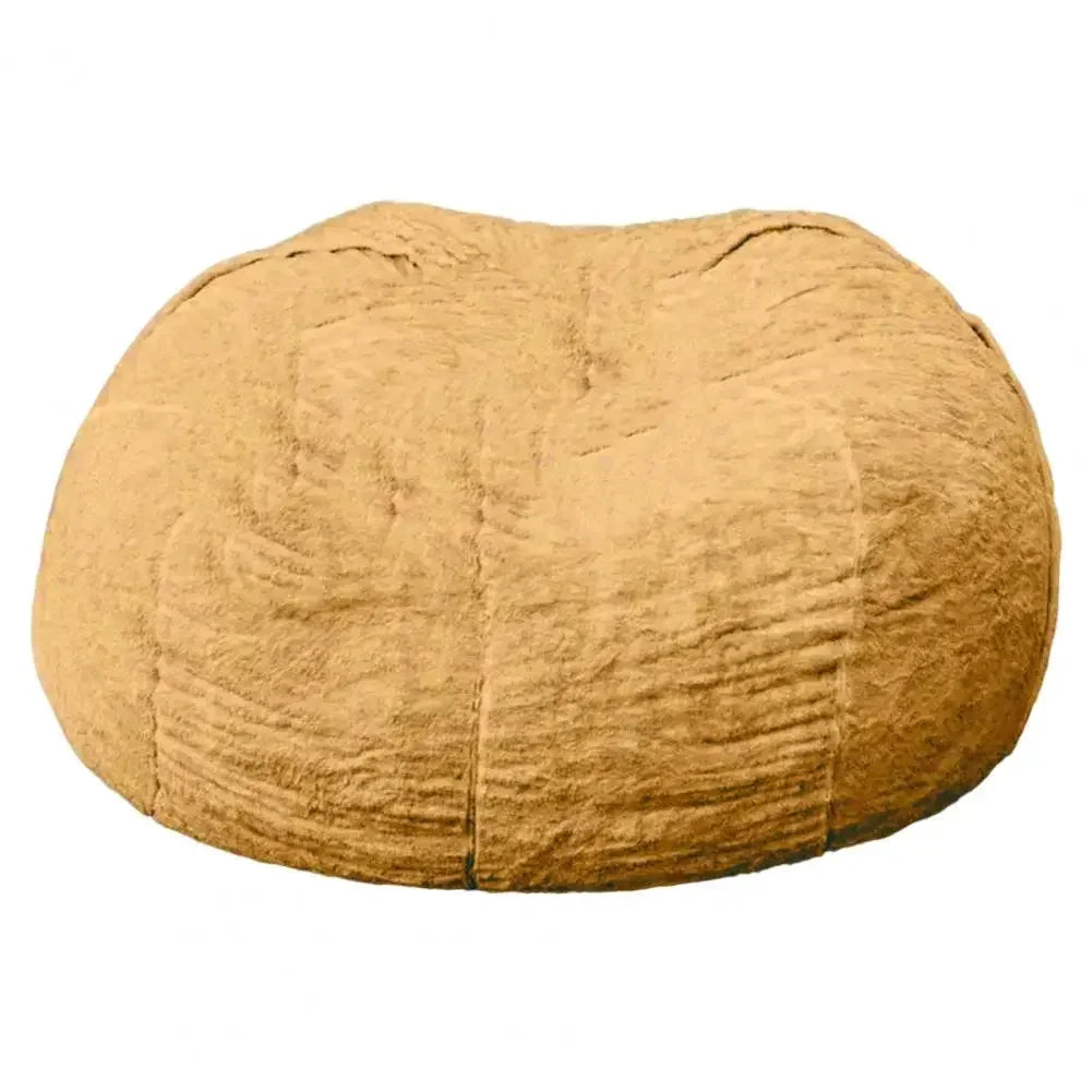 MC THE BLACK DIAMOND oversized bean bag chair cover, durable fabric with black color and comfortable fit for lounge furniture.
