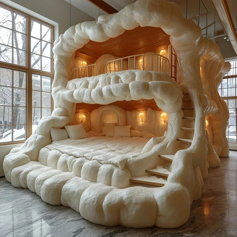 Designer explosion cream wind bed frame by ๐๐ ๐๐๐ ๐น๐๐๐๐ ๐ป๐๐๐๐ ๐๏ฟฝ