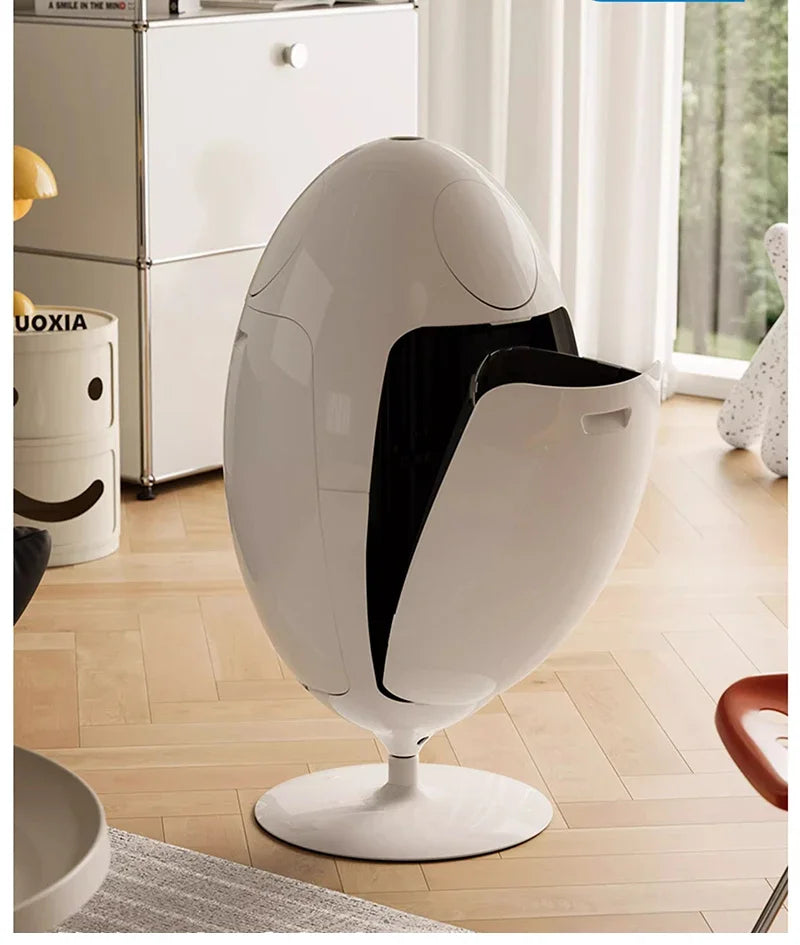 Large capacity dinosaur egg design trash can by šš ššš š¹šššš š»šššš š