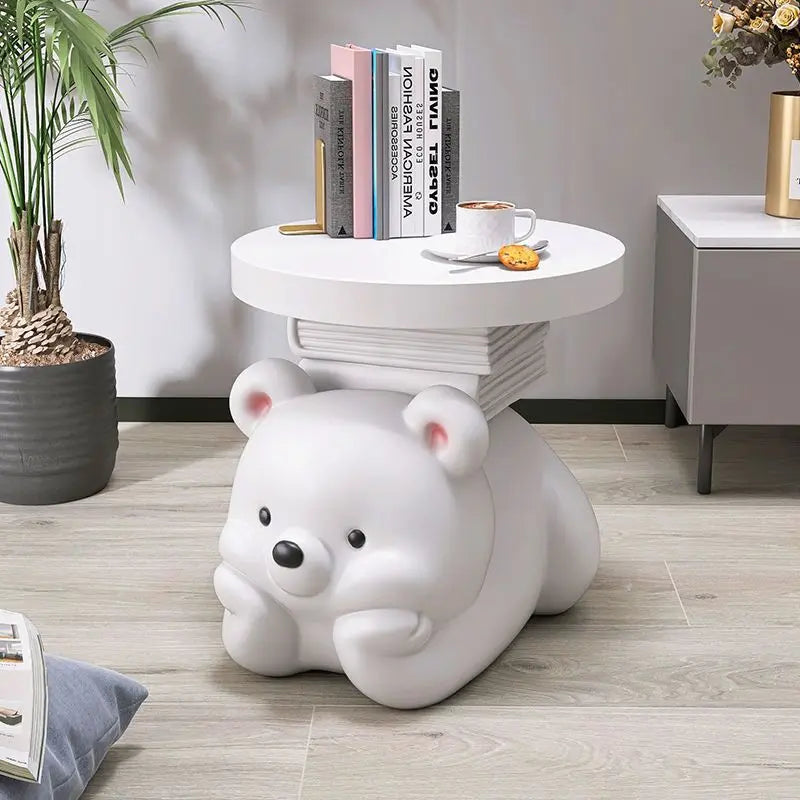 Cream bear living room floor ornaments, home accessories, TV cabinet, sofa side coffee table, bedside table, housewarming gift - 𝕄𝕮 𝕋𝕙𝕖 𝔹𝕝𝕒𝕔𝕜 𝔻𝕚𝕒𝕞𝕠𝕟𝕕