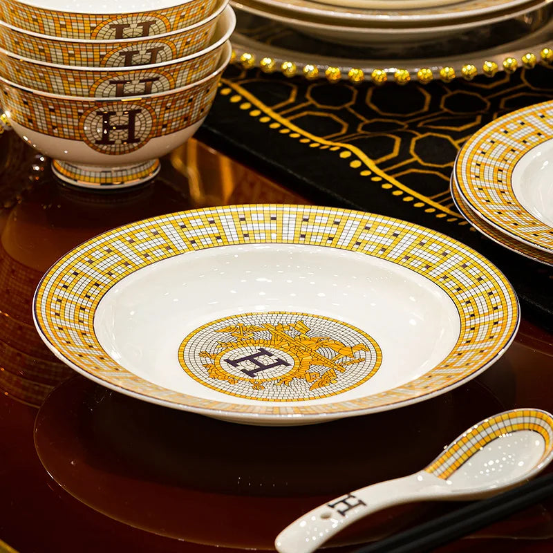 Elegant Bone China luxury dinnerware set by ๐๐ ๐๐๐ ๐น๐๐๐๐ ๐ป๐๐๐๐ ๐
