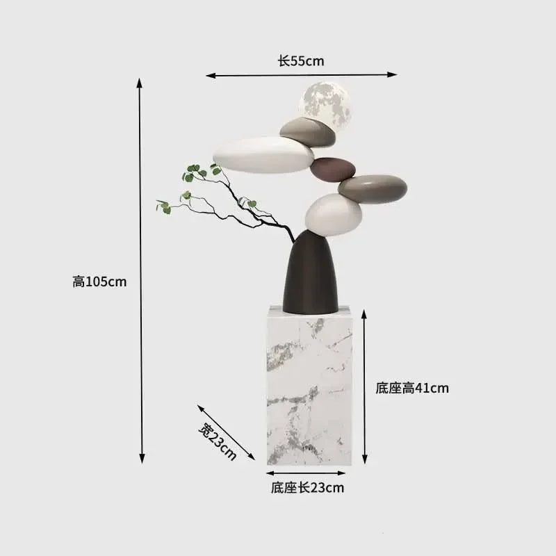 Large glowing resin Feng Shui stone statue by ๐๐ ๐๐๐ ๐น๐๐๐๐ ๐ป๐๐๐๐ ๐