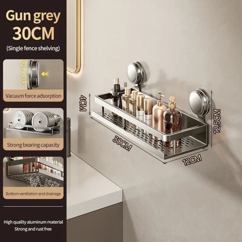 Non-drill bathroom suction cup wall shelves by ๐๐ ๐๐๐ ๐น๐๐๐๐ ๐ป๐๐๐๐ ๏ฟฝ