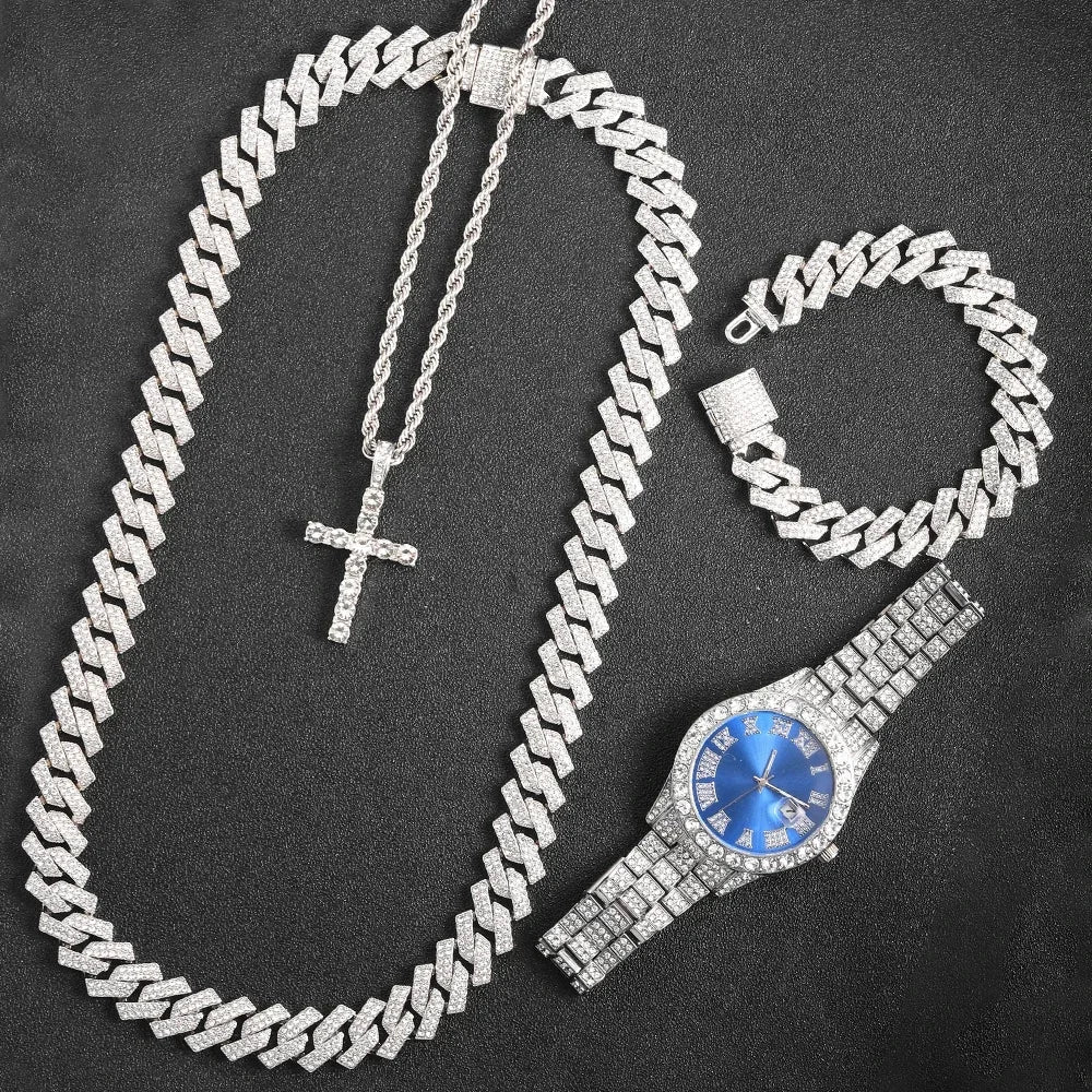 Men's 16mm Hip Hop Miami Cuban Link Chain Necklace by ๐๐ฎ ๐๐๐ ๐น๐๐๐๐ ๐ป๐๐๐๏ฟฝ