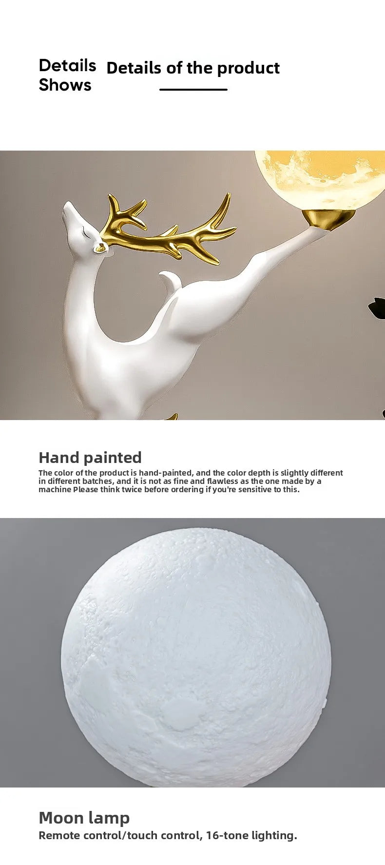 Nordic Luxury Home Decor Deer Figurine Ornament Living Room TV Cabinet Wine Cabinet Office Desk Decoration Housewarming Gift - ๐๐ฎ ๐๐๐ ๐น๐๐๐๐ ๐ป๐๐๐๐ ๐๐
