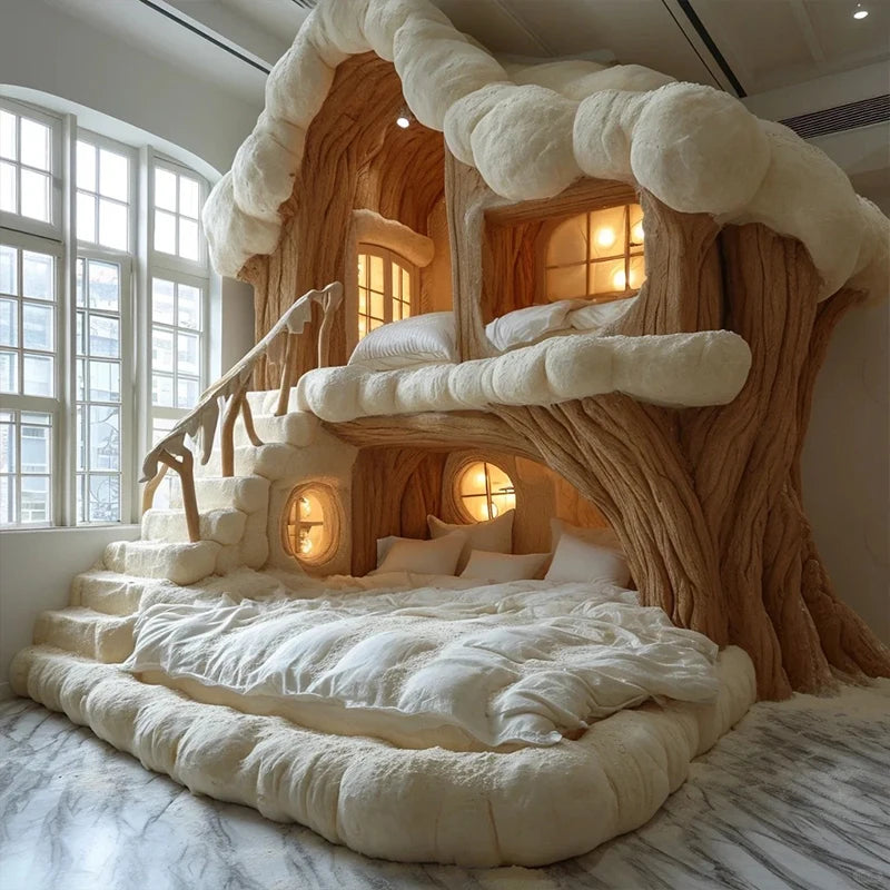 Designer explosion cream wind bed frame by ๐๐ ๐๐๐ ๐น๐๐๐๐ ๐ป๐๐๐๐ ๐๏ฟฝ