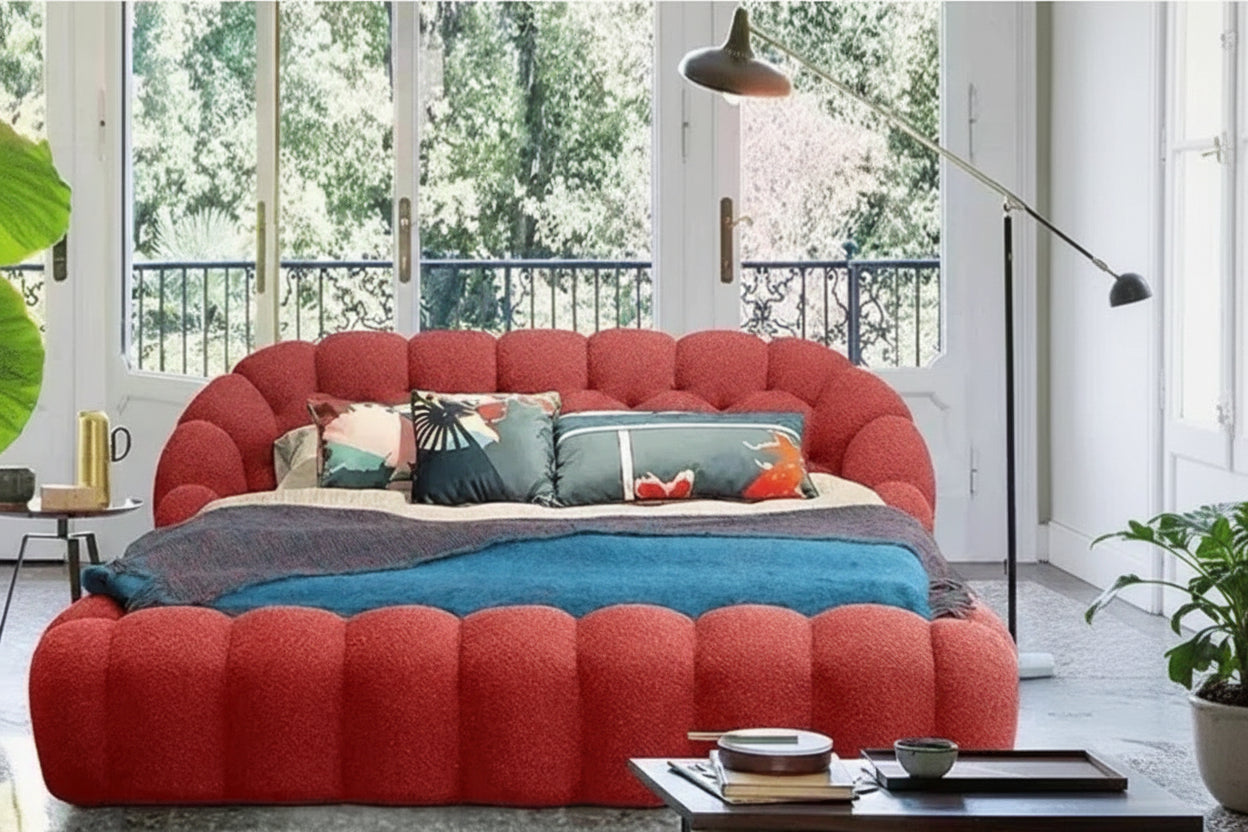 Modern double platform bed by 𝕄𝕔 𝕋𝕙𝕖 𝔹𝕝𝕒𝕔𝕜 𝔻𝕚𝕒𝕞𝕠𝕟𝕕