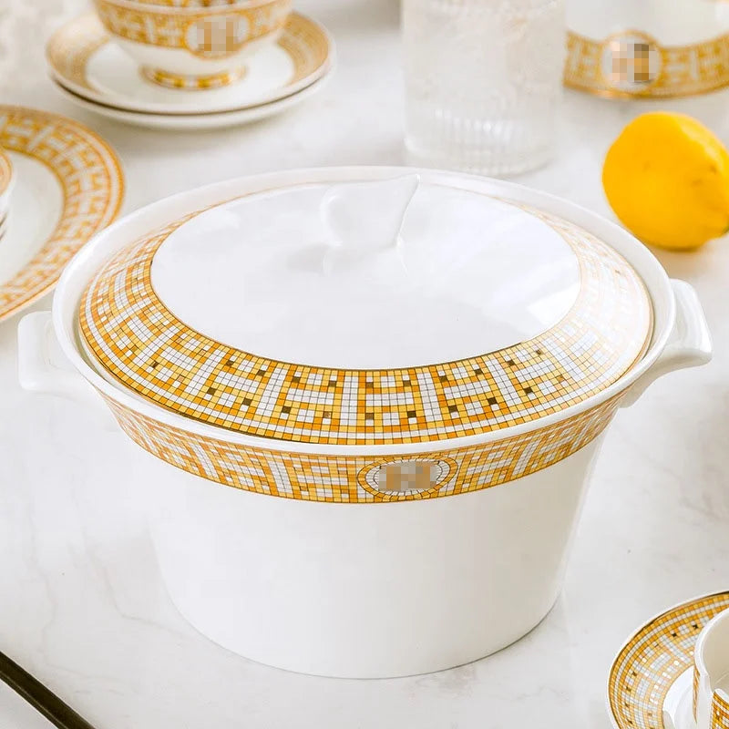 European light luxury bone china tableware set by ๐๐ ๐๐๐ ๐น๐๐๐๐ ๐ป๐๐๐๐ ๏ฟฝ