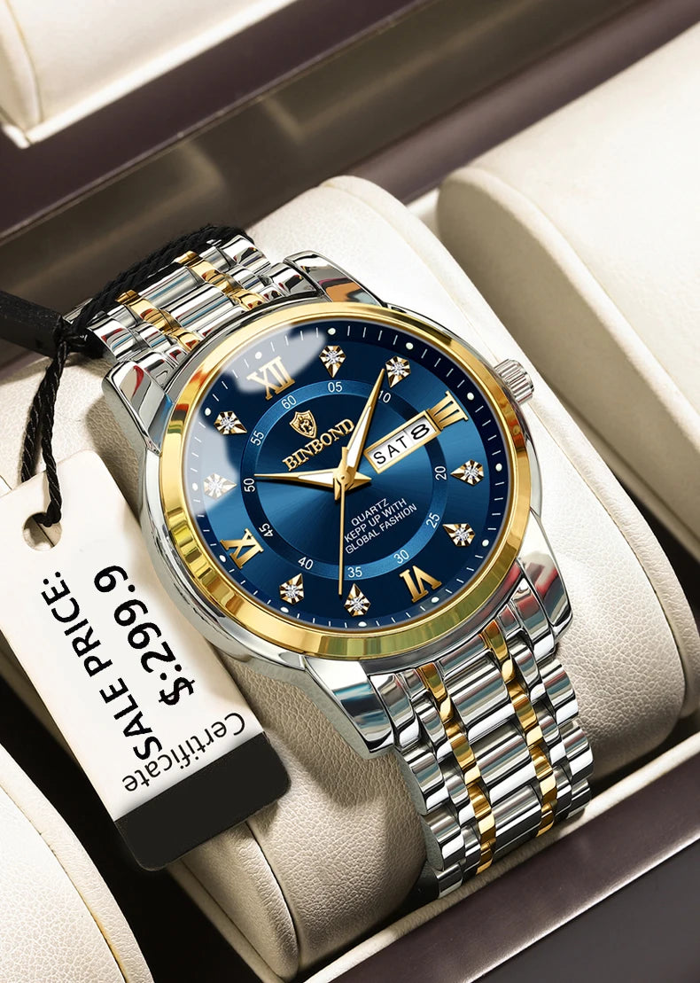 2025 Top Brand Luxury Fashion Diver Watch Men 30ATM Waterproof Date Clock Sport Watches Mens Quartz Wristwatch Relogio Masculino - https://mohammadcollection.com