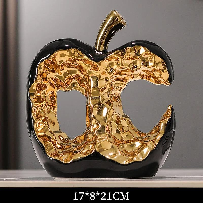 Light Luxury Home Decor Ceramic Apple Ornament Modern Living Room TV Cabinet Wine Cabinet High-end Art Decorative Figurines Gift - ๐๐ฎ ๐๐๐ ๐น๐๐๐๐ ๐ป๐๐๐๐ ๐๐