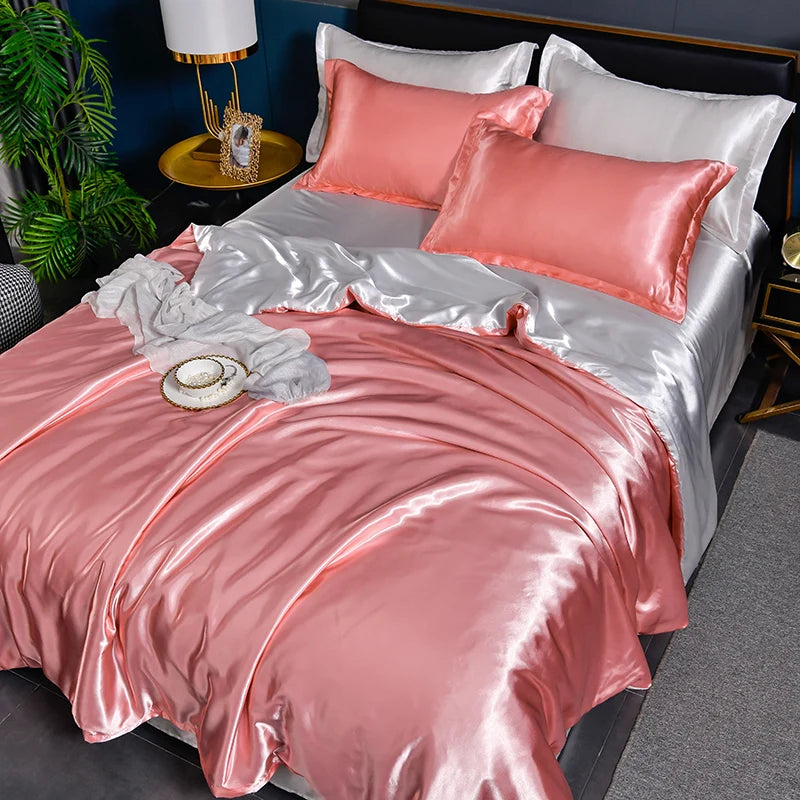 A/B double-sided color bedding set by 𝕄𝕔 𝕋𝕙𝕖 𝔹𝕝𝕒𝕔𝕜 𝔻𝕚𝕒𝕞𝕠𝕟