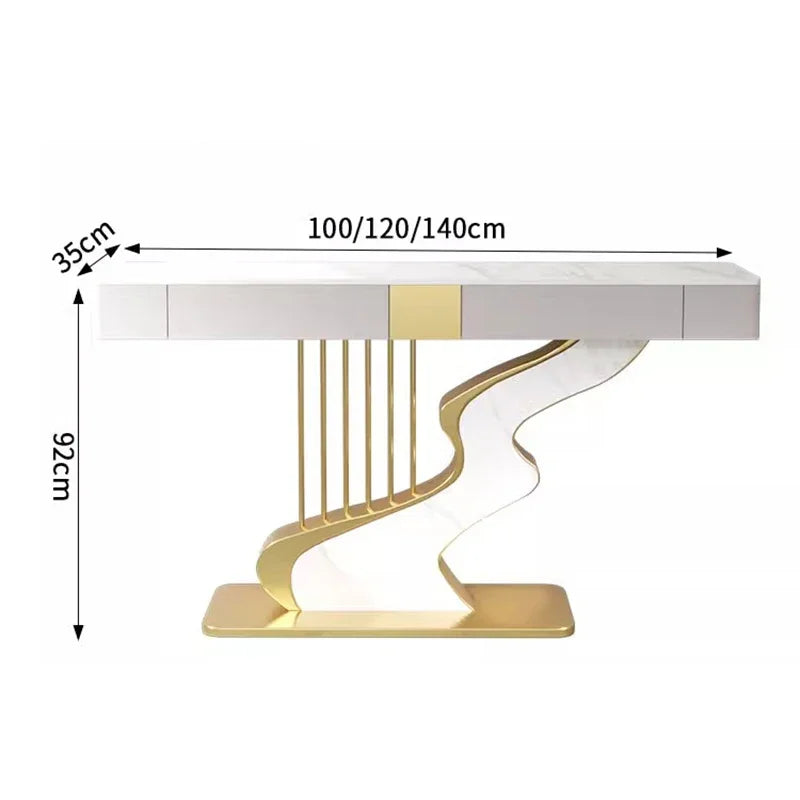 Modern MC THE BLACK DIAMOND midcentury metal console table with sleek design and sturdy legs, ideal for entryways or living rooms.