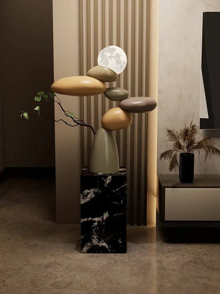 Large glowing Feng Shui stone statue by ๐๐ ๐๐๐ ๐น๐๐๐๐ ๐ป๐๐๐๐ ๐๏ฟฝ