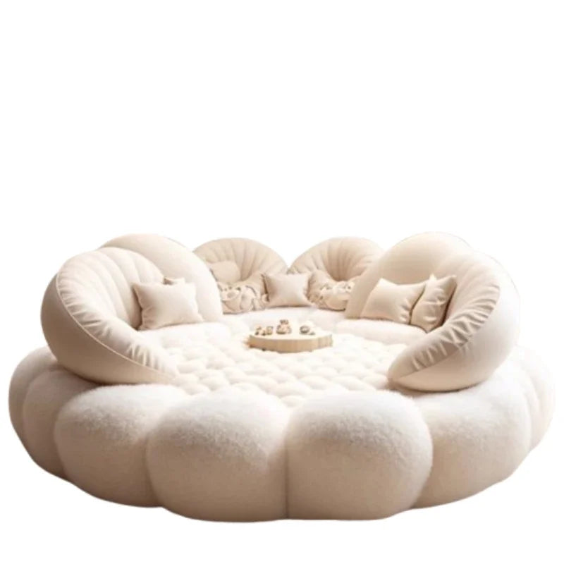 Round aesthetic platform bed frame by 𝕄𝕔 𝕋𝕙𝕖 𝔹𝕝𝕒𝕔𝕜 𝔻𝕚𝕒𝕞𝕠𝕟�