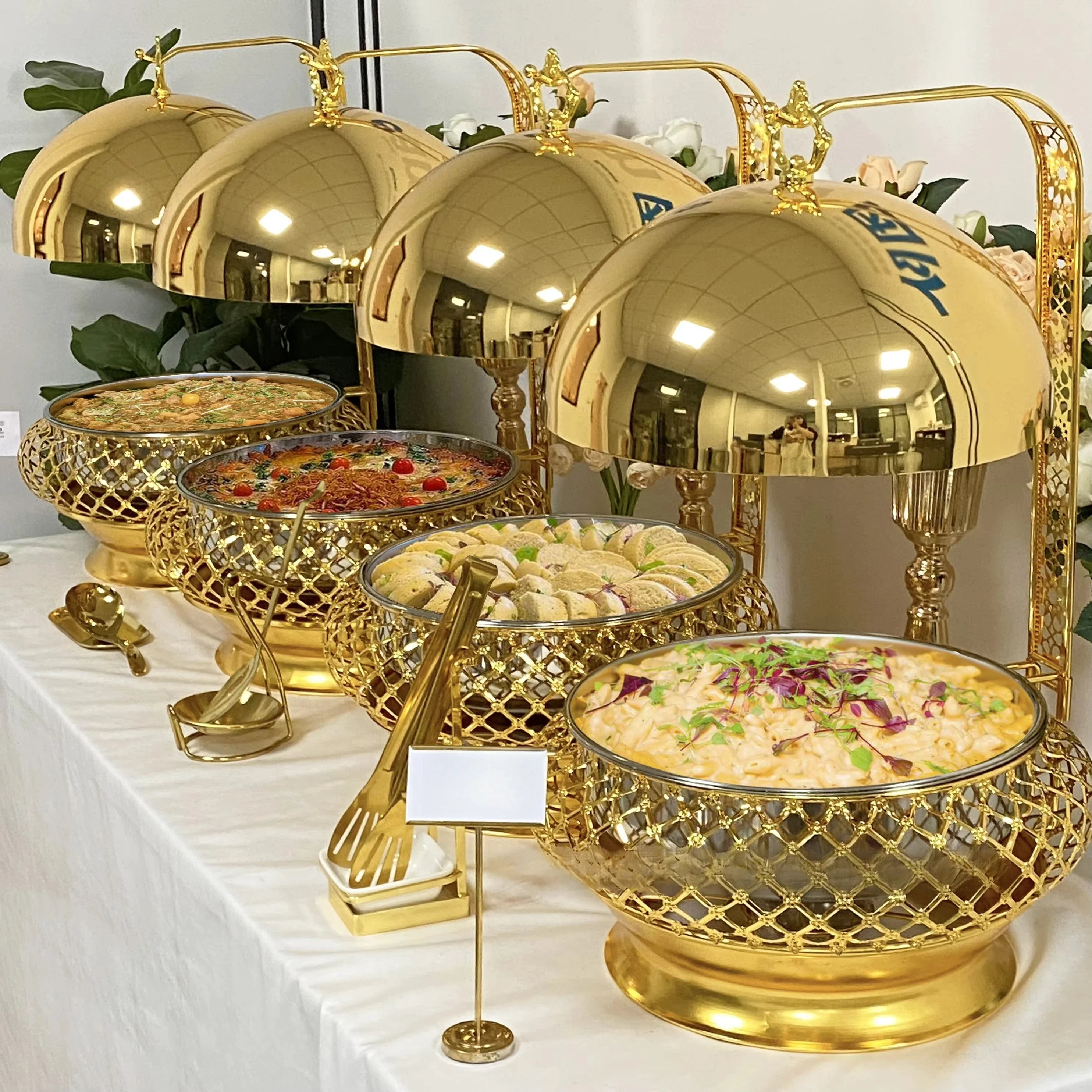 Wedding party supply hot pot buffet warmer catering stainless steel hanging hot pot factory - https://mohammadcollection.com