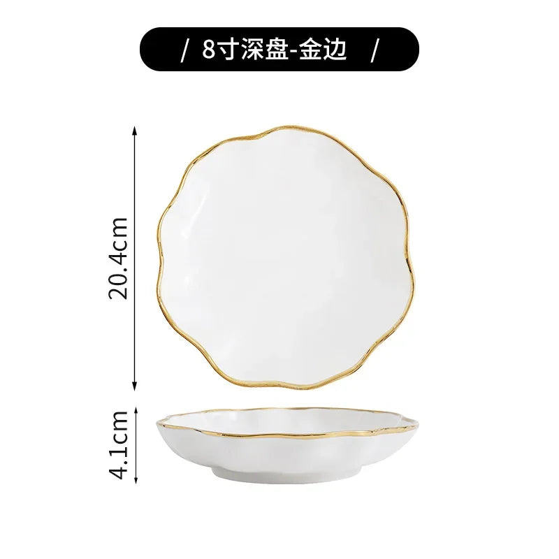 Nordic ceramic noodle and steak plates by ๐๐ฎ ๐๐๐ ๐น๐๐๐๐ ๐ป๐๐๐๐ ๐