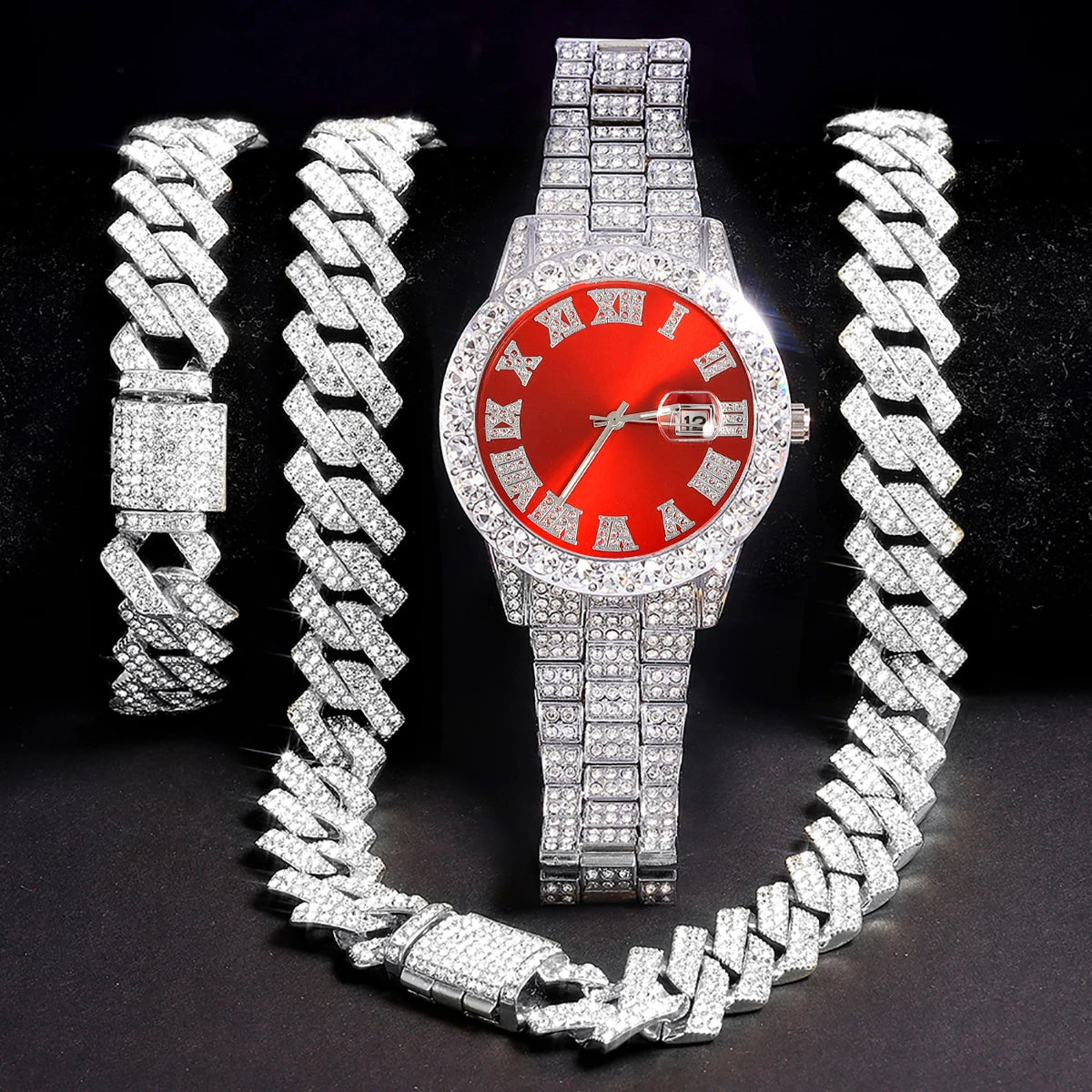 Set of three men's silver watches by ๐๐ ๐๐๐ ๐น๐๐๐๐ ๐ป๐๐๐๐ ๐๏ฟฝ