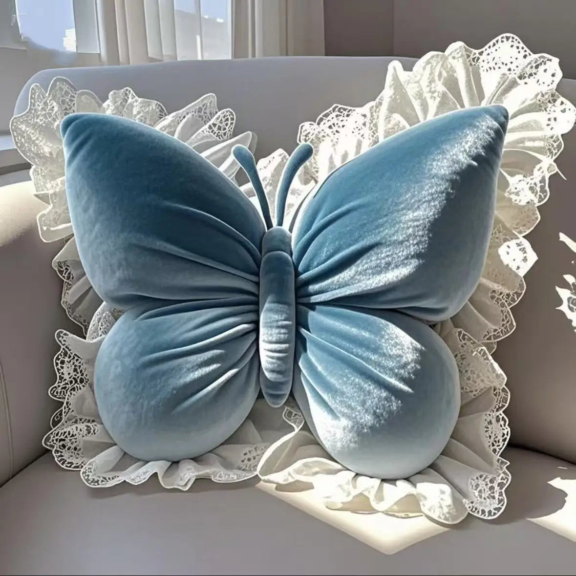 Princess Butterfly Office Pillow Living Room Bow Bedroom Car Sofa Cushion Home New Pillow Room - https://mohammadcollection.com