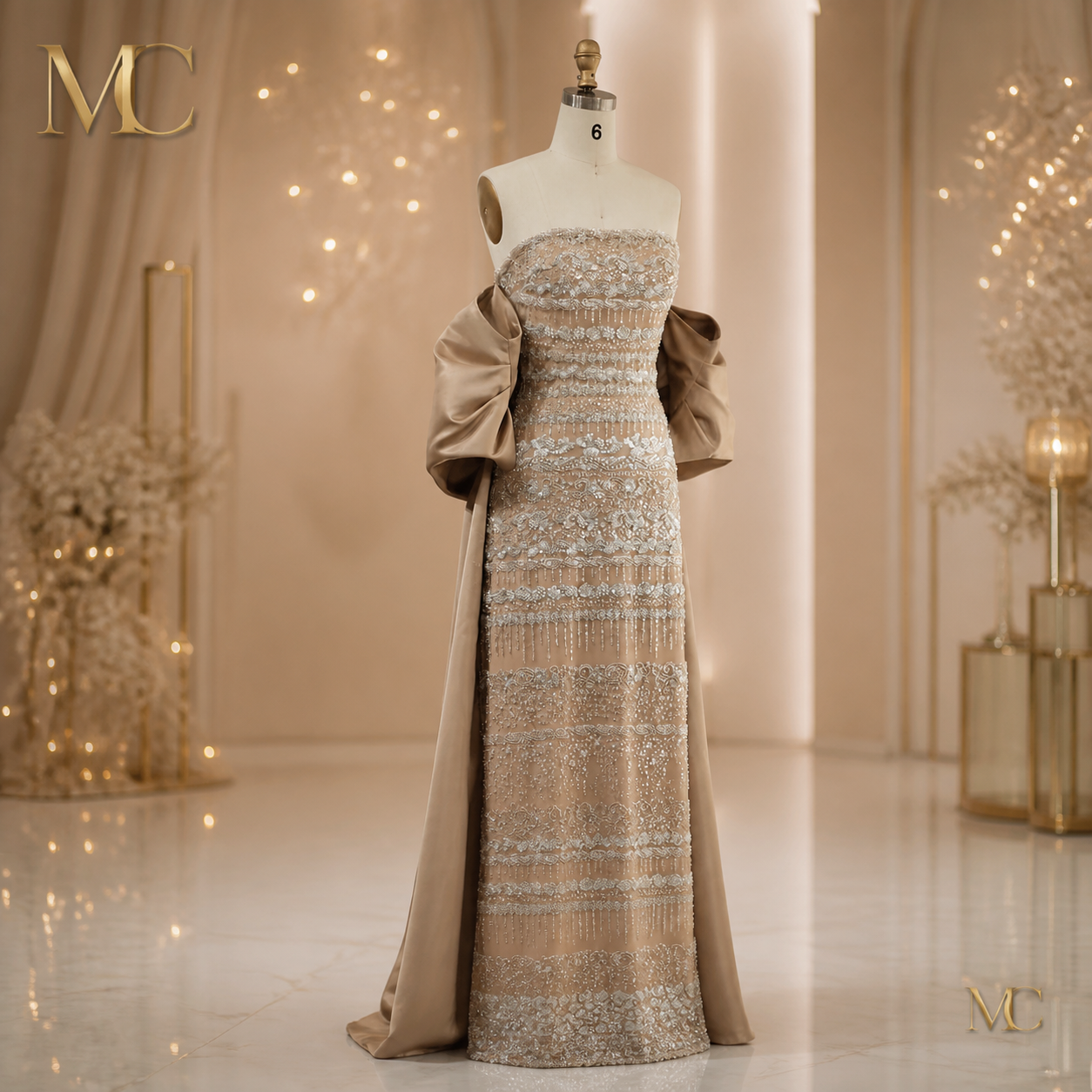 MC Luxury Dubai Sage Green Evening Dresses with Cape Blue Sky Lilac Elegant Women Wedding Party Gowns SS238 Customized