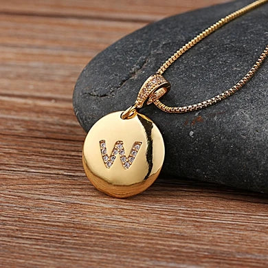 Copper initial letter necklace by 𝕄𝕔 𝕋𝕙𝕖 𝔹𝕝𝕒𝕔𝕜 𝔻𝕚𝕒𝕞𝕠𝕟𝕕