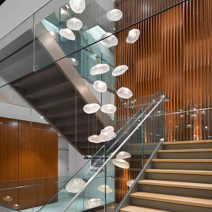 Modern crystal chandelier by MC THE BLACK DIAMOND, featuring elegant lighting fixtures with sparkling crystals for stylish home decor.