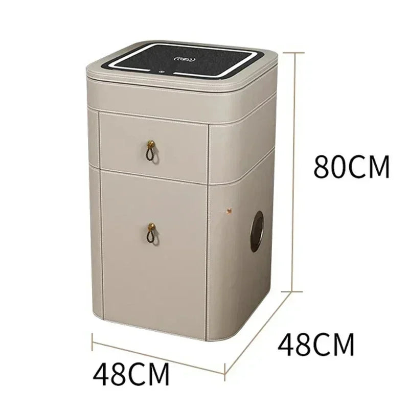 Modern MC THE BLACK DIAMOND makeup vanity with mirror, storage drawers, and a sleek stool, ideal for hotel or home dressing rooms.