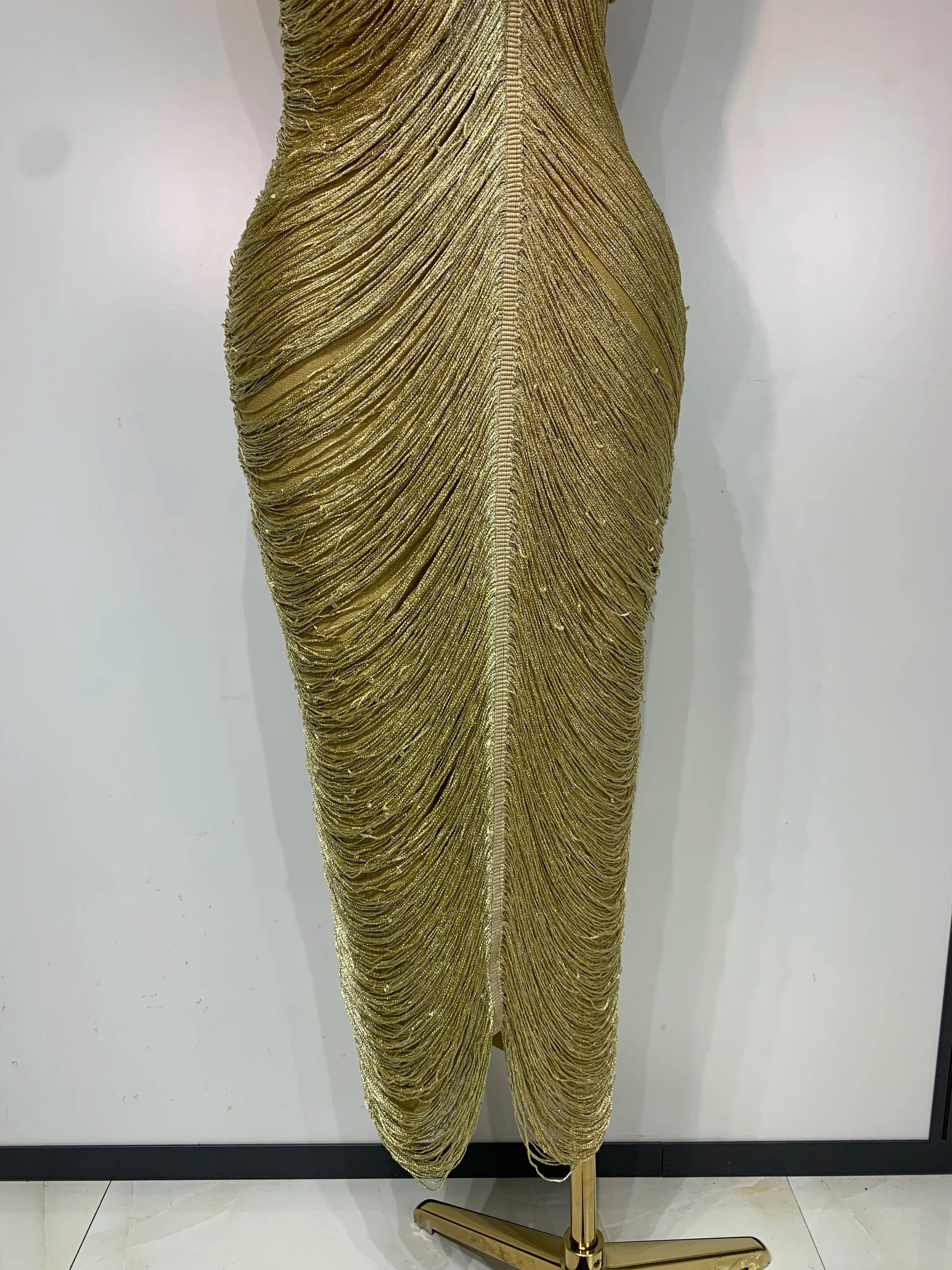MC Women Dress by MC THE BLACK DIAMOND, stylish black dress with elegant design, shown in a full-length image.