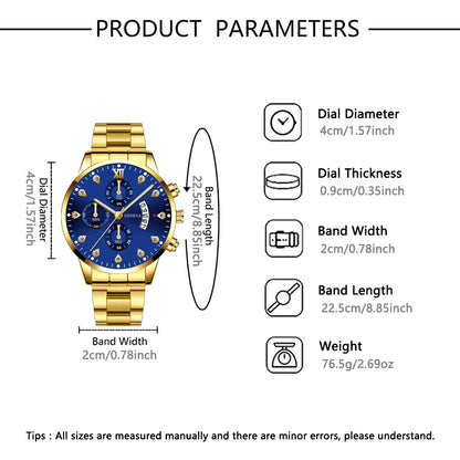 Couple alloy quartz watch men and women casual and fashionable watch clocks - https://mohammadcollection.com