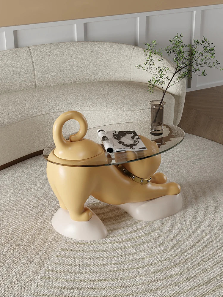 Designer Lazy Cat Coffee Table Sofa Side Table Creative Living Room Furniture Large Size Home Decoration - https://mohammadcollection.com