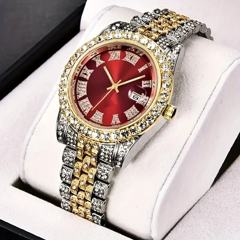 Men's Hip Hop watch by 𝕄𝕮 𝕋𝕙𝕖 𝔹𝕝𝕒𝕔𝕜 𝔻𝕚𝕒𝕞𝕠𝕟�