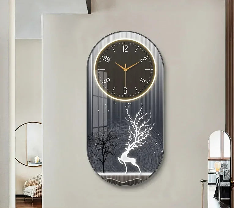 Nordic luxury wall clock by 𝕄𝕔 𝕋𝕙𝕖 𝔹𝕝𝕒𝕔𝕜 𝔻𝕚𝕒𝕞𝕠𝕟�