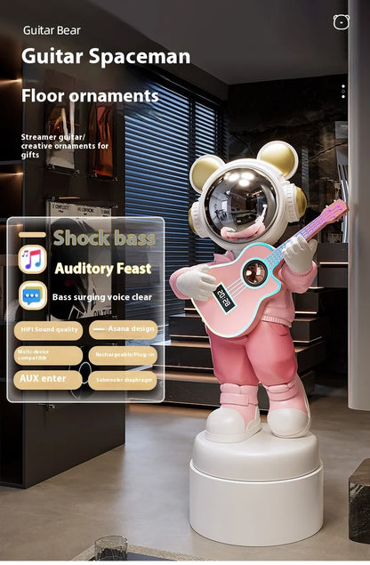 Large Astronaut Floor Decor Modern Luxury Cartoon Character Statue Sculpture Creative Living Room Decoration Housewarming Gift - 𝕄𝕮 𝕋𝕙𝕖 𝔹𝕝𝕒𝕔𝕜 𝔻𝕚𝕒𝕞𝕠𝕟𝕕