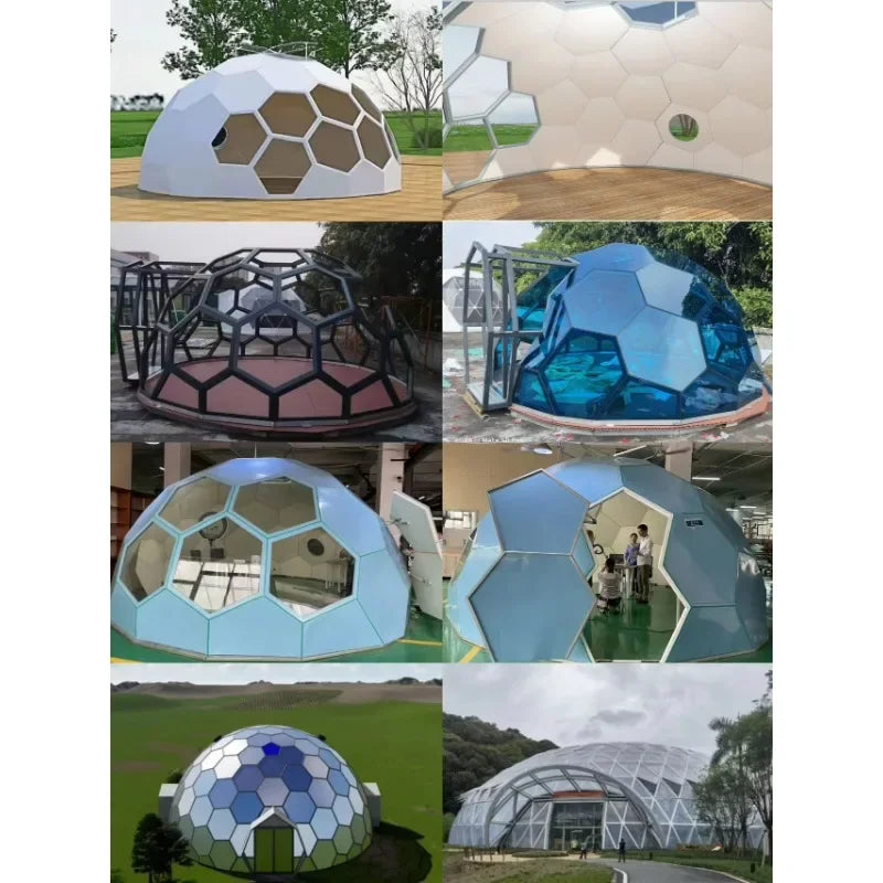 MC THE BLACK DIAMOND winter gazebo in Canoples, custom windproof and snow-proof house with sturdy fabric and protective design.