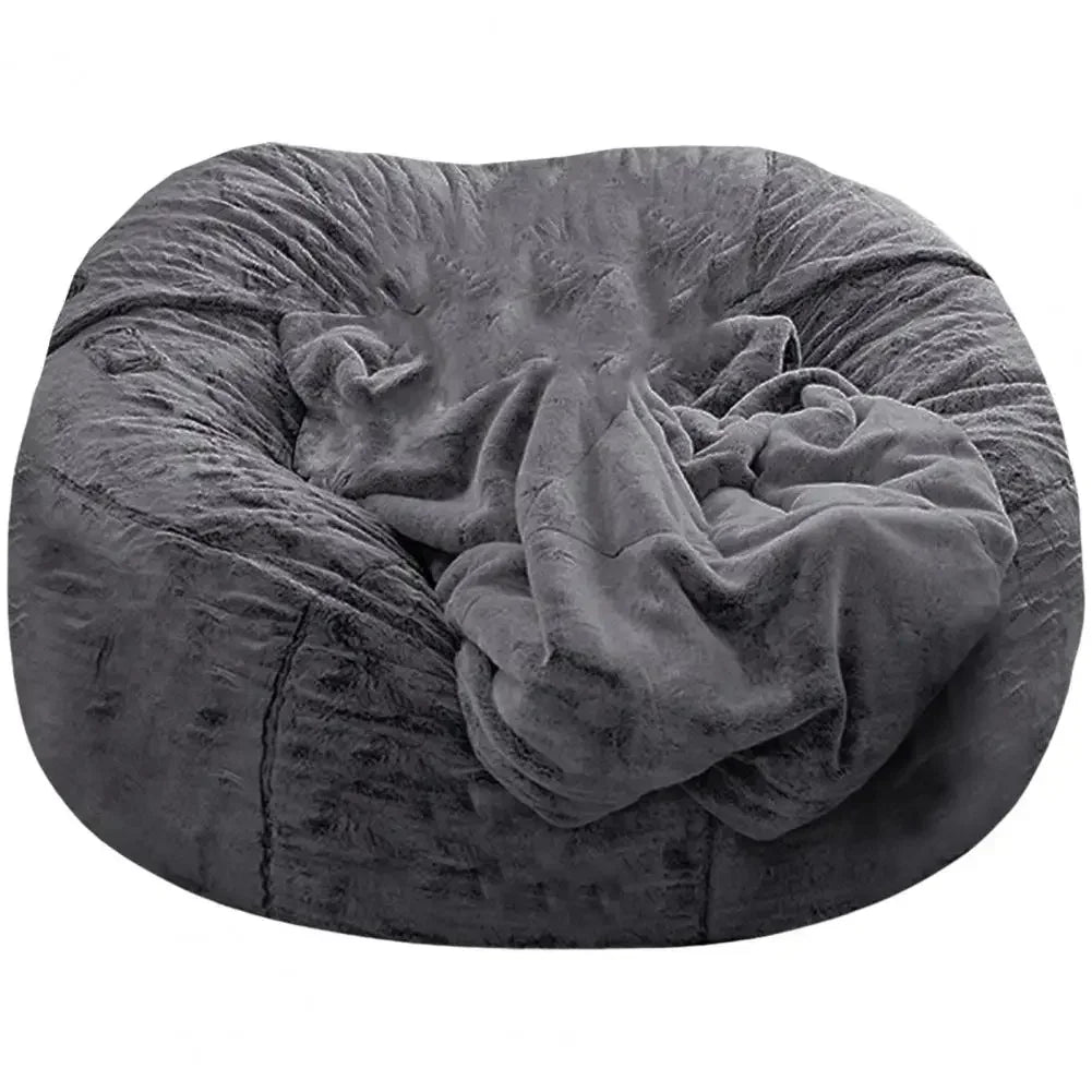 Oversized bean bag chair cover crafted from durable