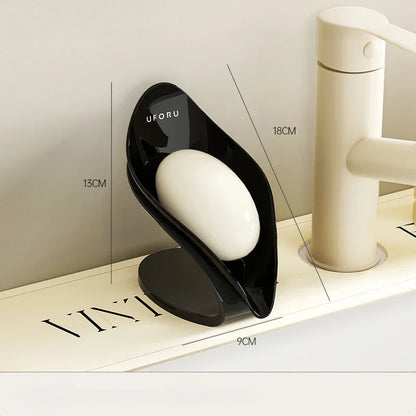 Modern Light Luxury Bathroom Soap Holder - Multi-Functional Countertop Storage Box with Self-Draining Design &amp; Leak-Proof Base - https://mohammadcollection.com