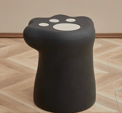 Cream style coffee table, living room, home, small apartment, modern light luxury French cat paw coffee table, cat paw stool - https://mohammadcollection.com