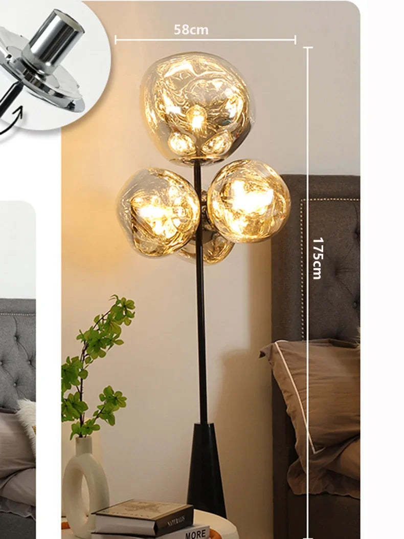 Luxury-simplified floor lamp by 𝕄𝕔 𝕋𝕙𝕖 𝔹𝕝𝕒𝕔𝕜 𝔻𝕚𝕒𝕞𝕠𝕟�