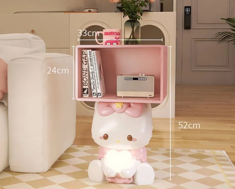 Bedroom Bedside Table Girl Room Decoration Accessories Creative Pink Furniture Gift Modern Cream Style Cartoon Horse Night Stand - 𝕄𝕮 𝕋𝕙𝕖 𝔹𝕝𝕒𝕔𝕜 𝔻𝕚𝕒𝕞𝕠𝕟𝕕