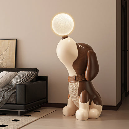 Nordic Art Home Decor Luminous Beagle Dog Statue Creative Living Room Large Welcome Sculpture Floor Decoration Housewarming Gift - 𝕄𝕮 𝕋𝕙𝕖 𝔹𝕝𝕒𝕔𝕜 𝔻𝕚𝕒𝕞𝕠𝕟𝕕
