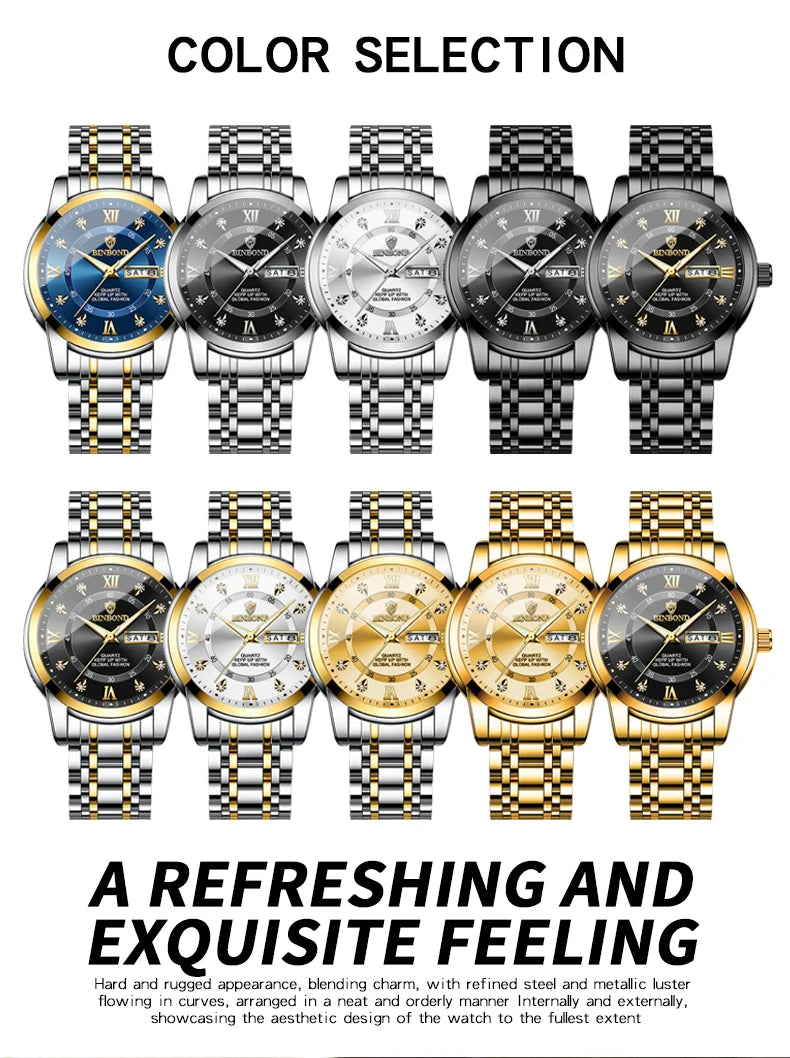 Luxury Mc The Black Diamond diver watch for men, 30ATM waterproof sport watch with date display and durable jewelry design.