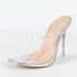 Liyke Summer Slippers Women PVC Clip Square Toe Perspex Stiletto Transparent Sandals Ladies Shoes Clear High Heels Flip Flops - https://mohammadcollection.com