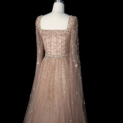 MC Luxury Pink Dubai Evening Dress