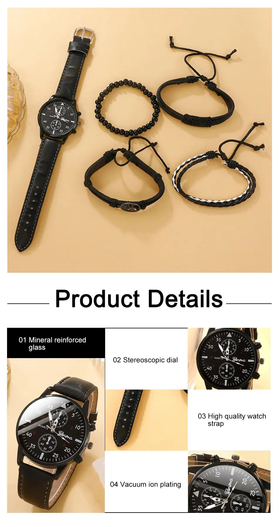 Set of 5 men's sports watches by 𝕄𝕔 𝕋𝕙𝕖 𝔹𝕝𝕒𝕔𝕜 𝔻𝕚𝕒𝕞𝕠𝕟