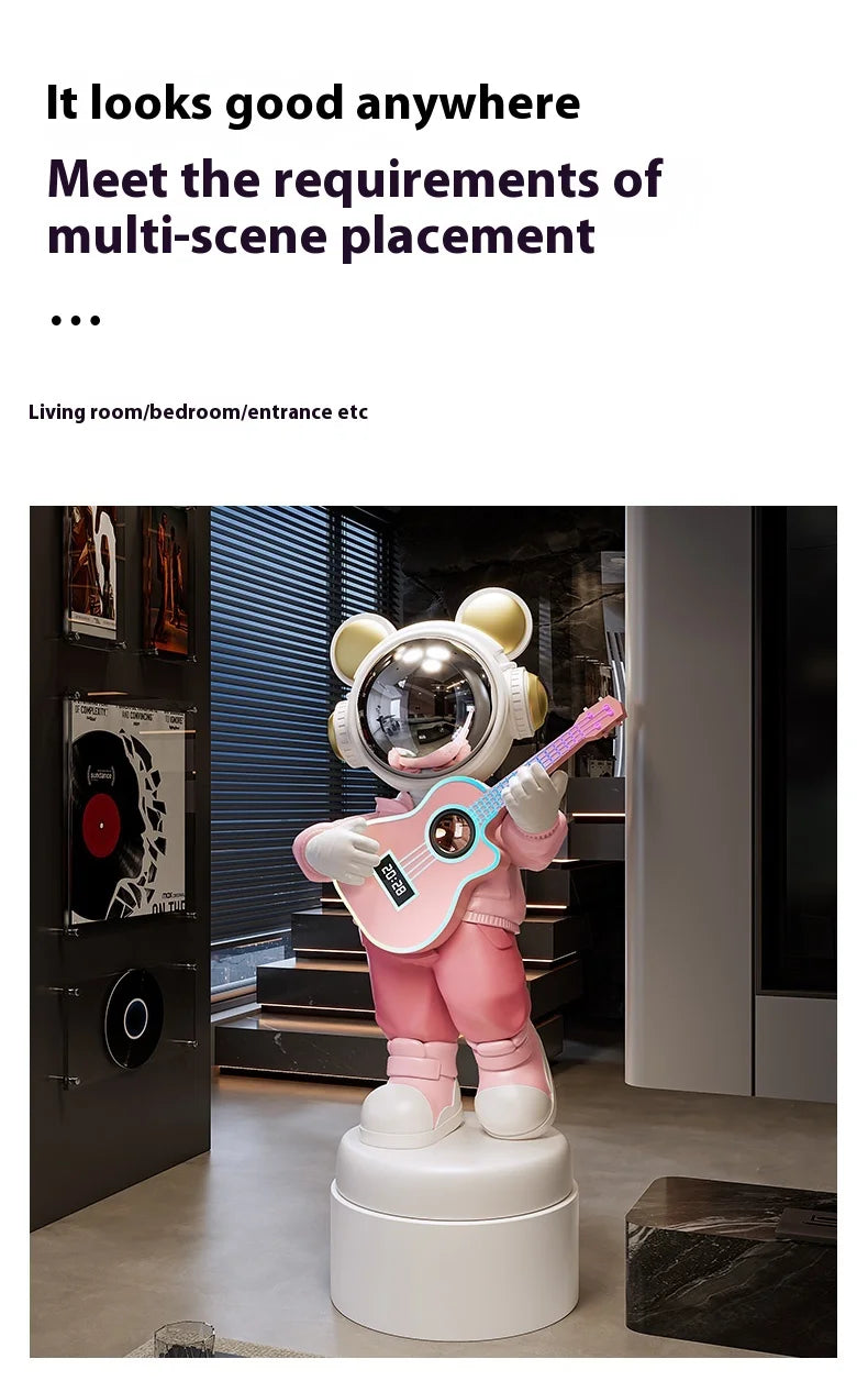 Large Astronaut Floor Decor Modern Luxury Cartoon Character Statue Sculpture Creative Living Room Decoration Housewarming Gift - 𝕄𝕮 𝕋𝕙𝕖 𝔹𝕝𝕒𝕔𝕜 𝔻𝕚𝕒𝕞𝕠𝕟𝕕