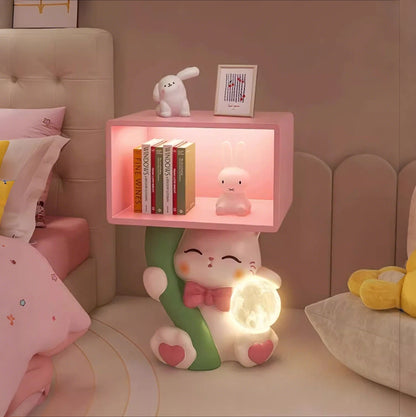 Cartoon Cute Cat Figurine Bedside Table Girl Children&