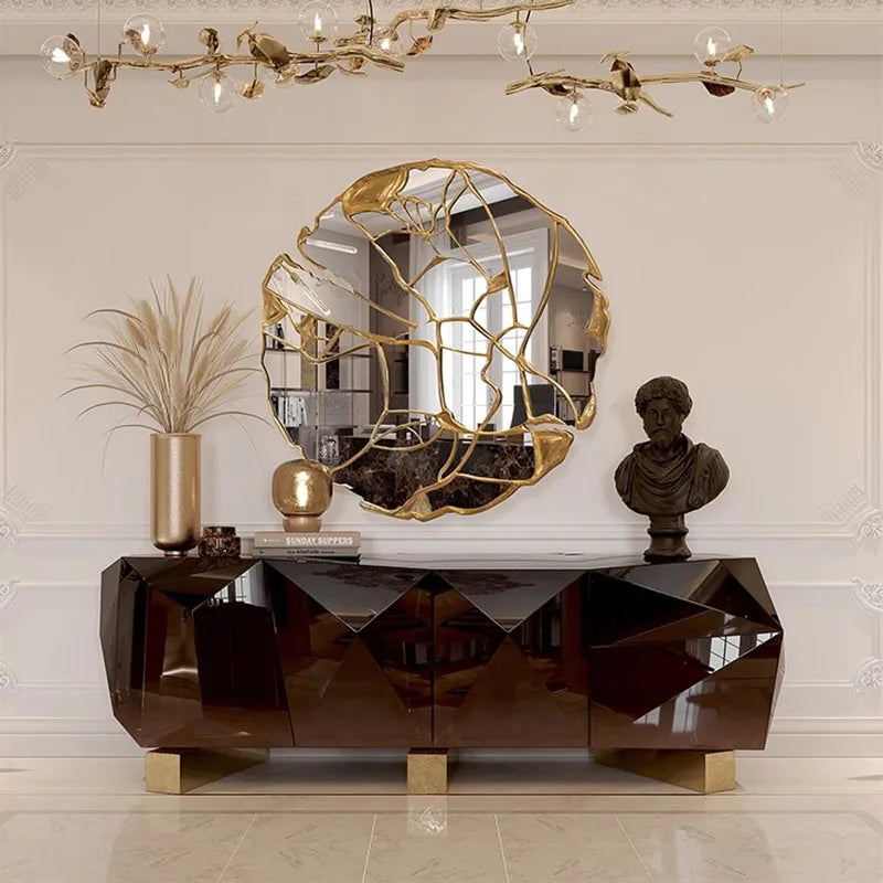 Large modern liquid mirror decor by 𝕄𝕔 𝕋𝕙𝕖 𝔹𝕝𝕒𝕔𝕜 𝔻𝕚𝕒𝕞𝕠𝕟�